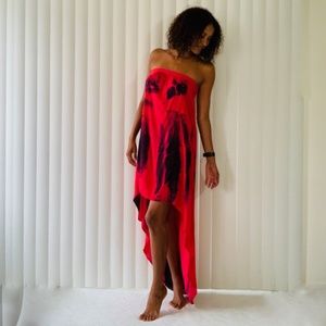 Open Back Tube Dress